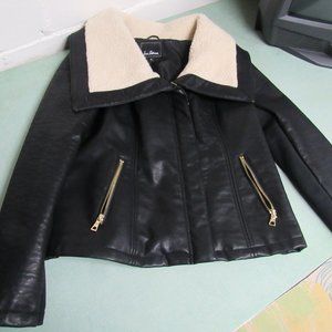 Bomber Jacket with sherpa Trim